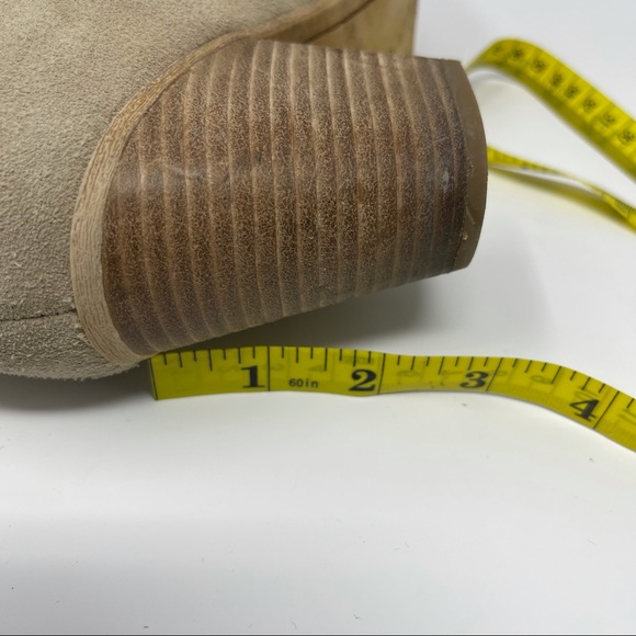 Franco Sarto Ankle Suede Boot  Suede Leather Tan size 9 - Picture 10 of 15